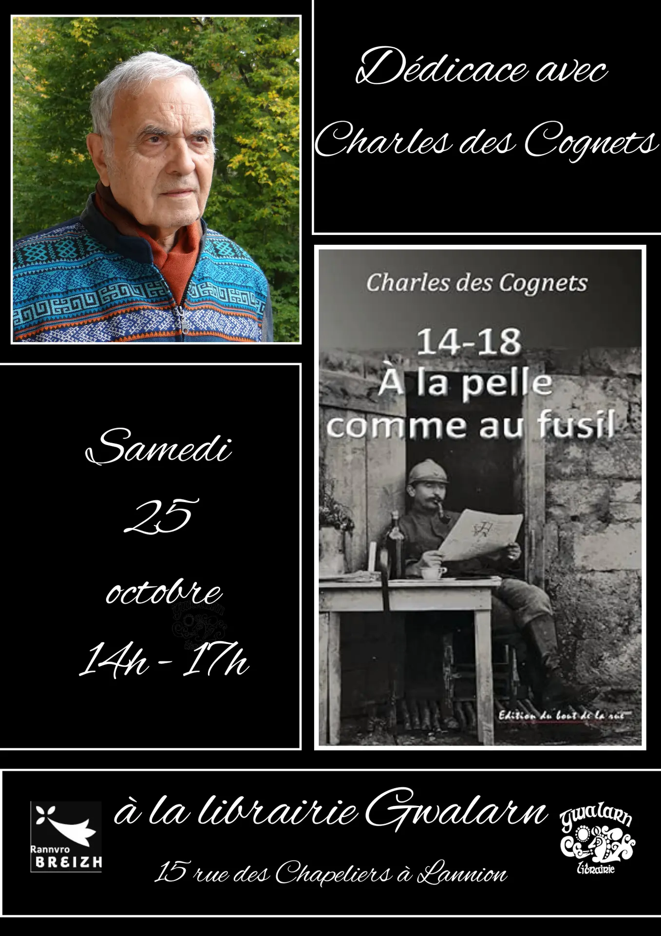 Dédicace de Charles des Cognets - 1
