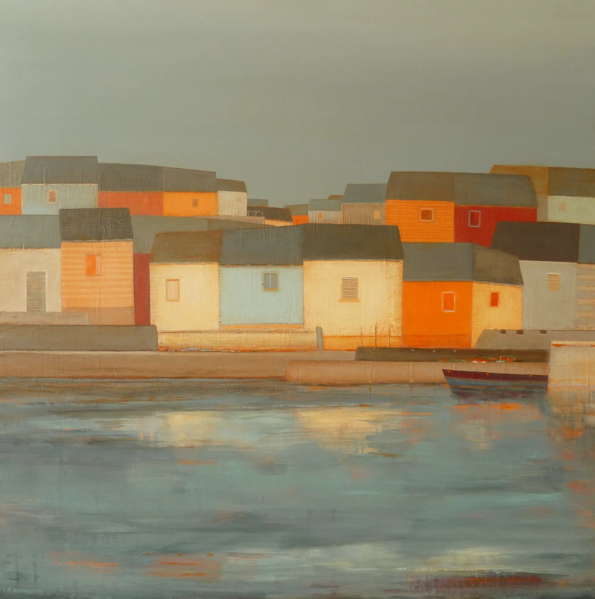 Face au port