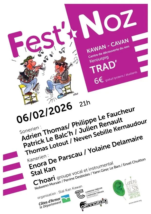 affiche fest noz 6 février