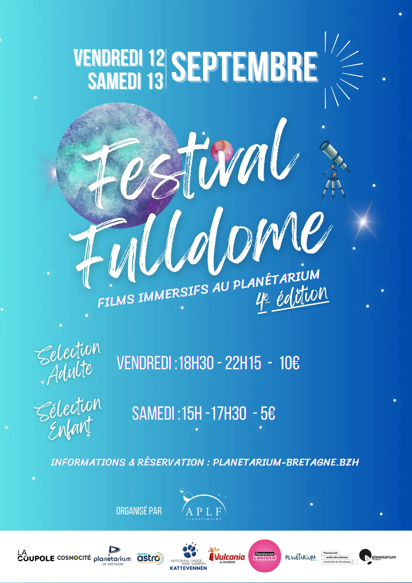 Festival Fulldome 2025  (Affiche A4) - 1