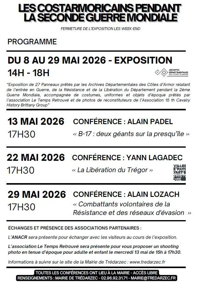 Infos exposition et conférences