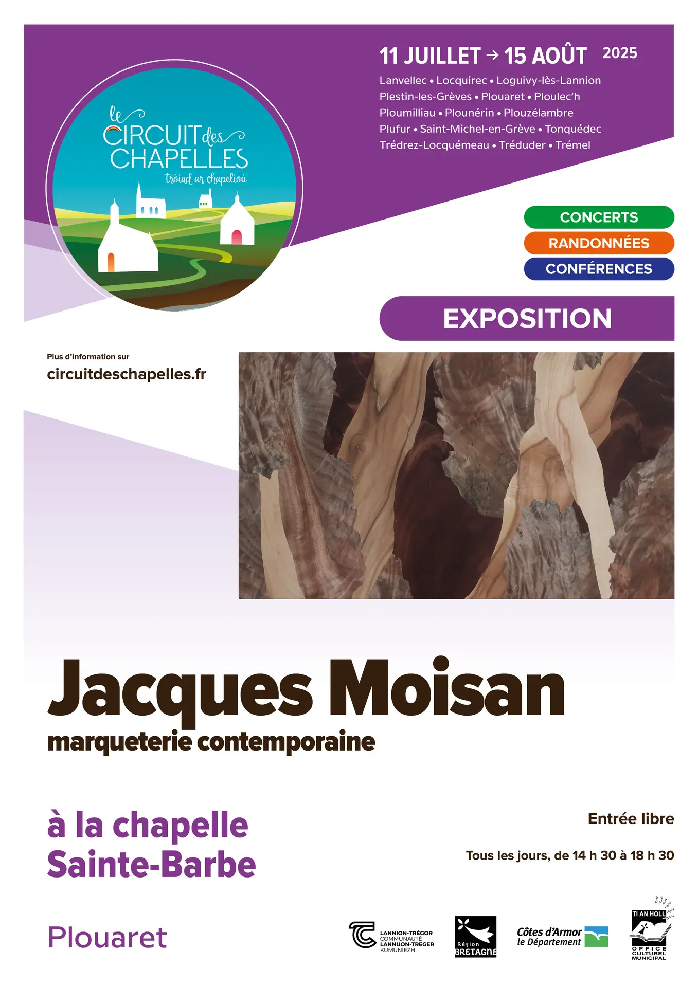 Jacques Moisan 2025 Affiche