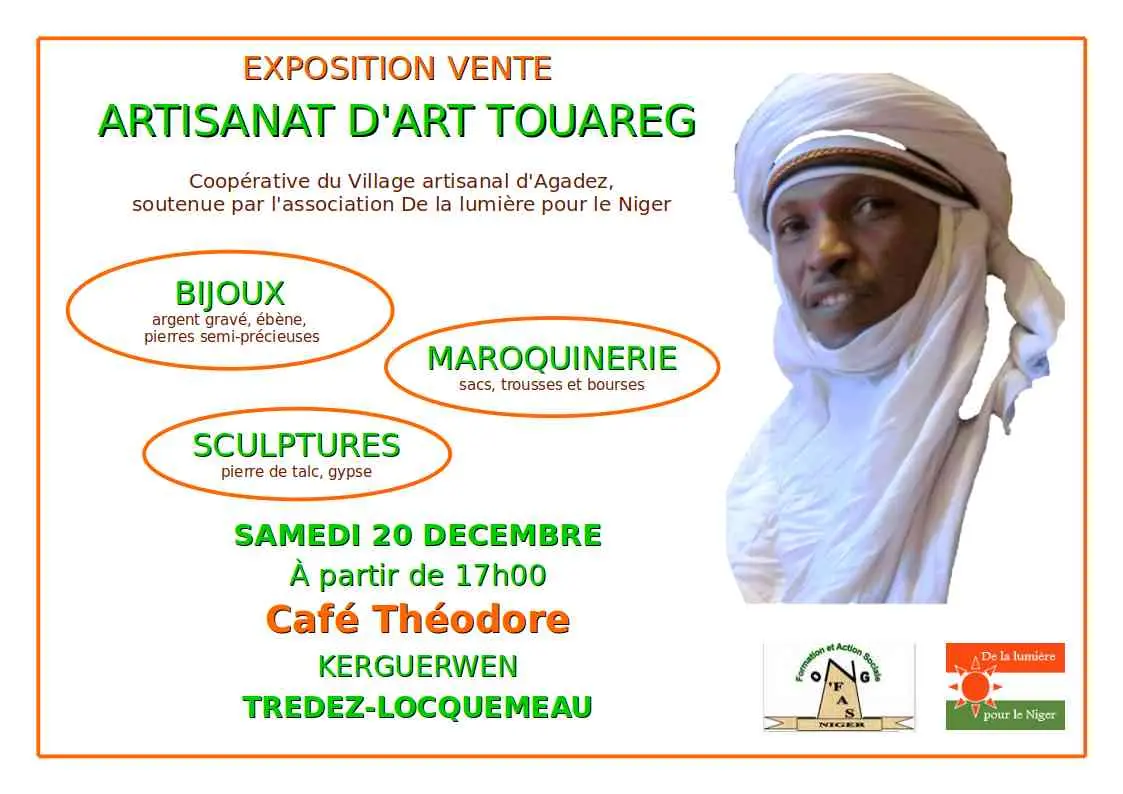 Expo/vente d’artisanat d’art Touareg hiver 2025