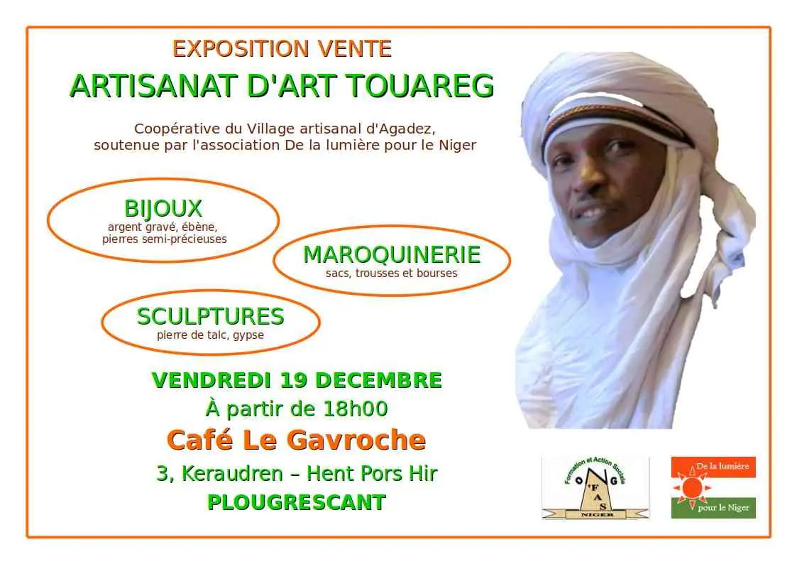Expo/vente d’artisanat d’art Touareg hiver 2025