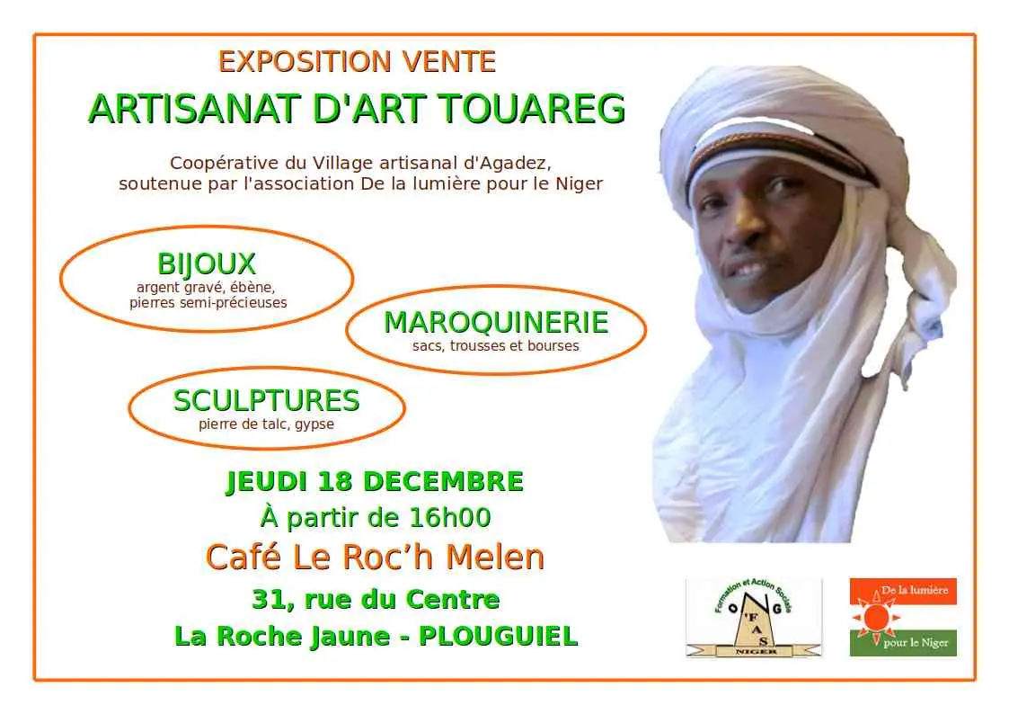 Expo/vente d’artisanat d’art Touareg hiver 2025