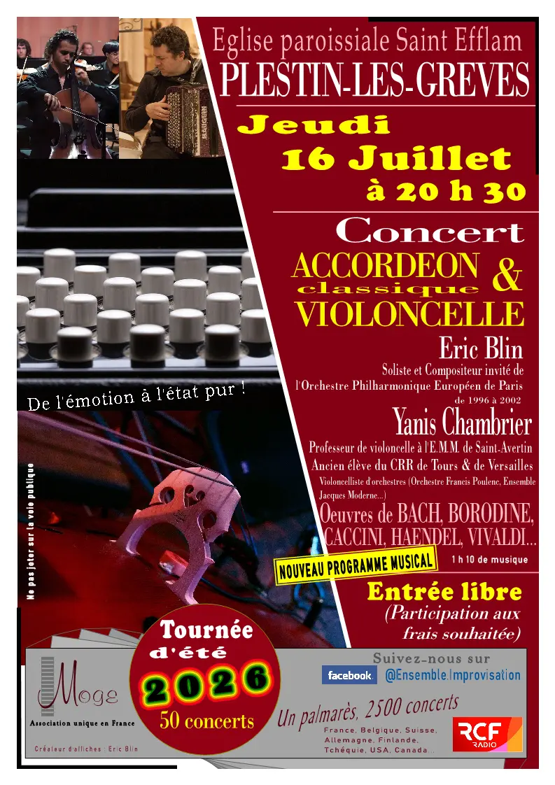 Affiche du concert
