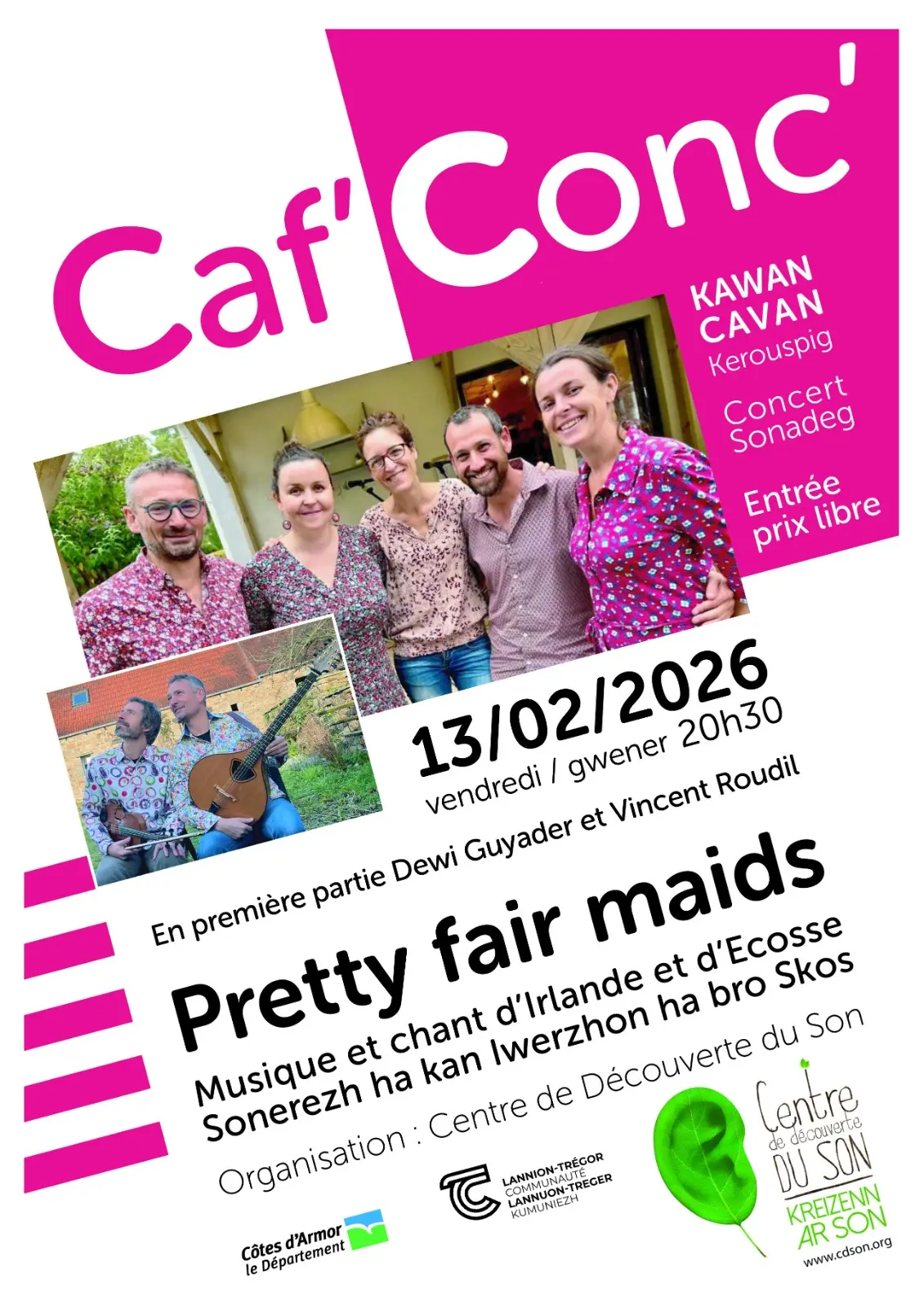 Pretty fair maids , Roudil et Guyader