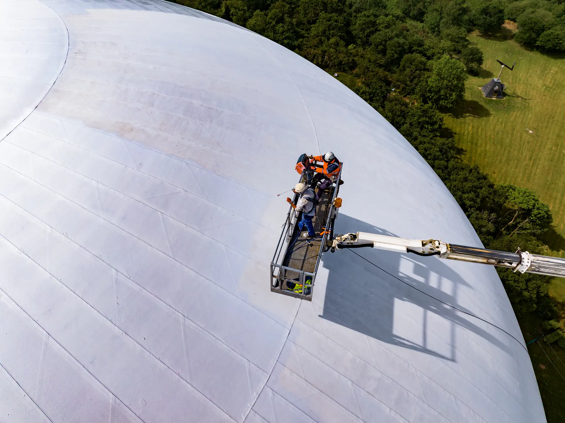 Retour sur la peinture XXL du Radôme