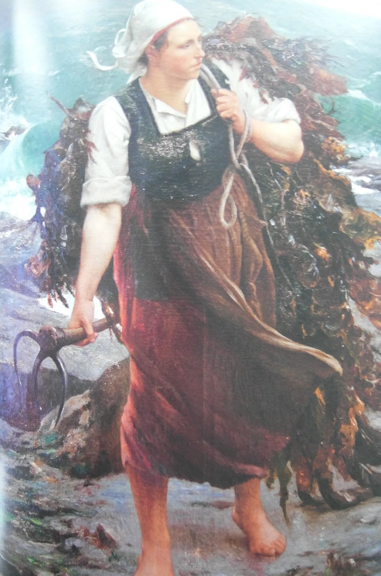 jeune femme au goémon