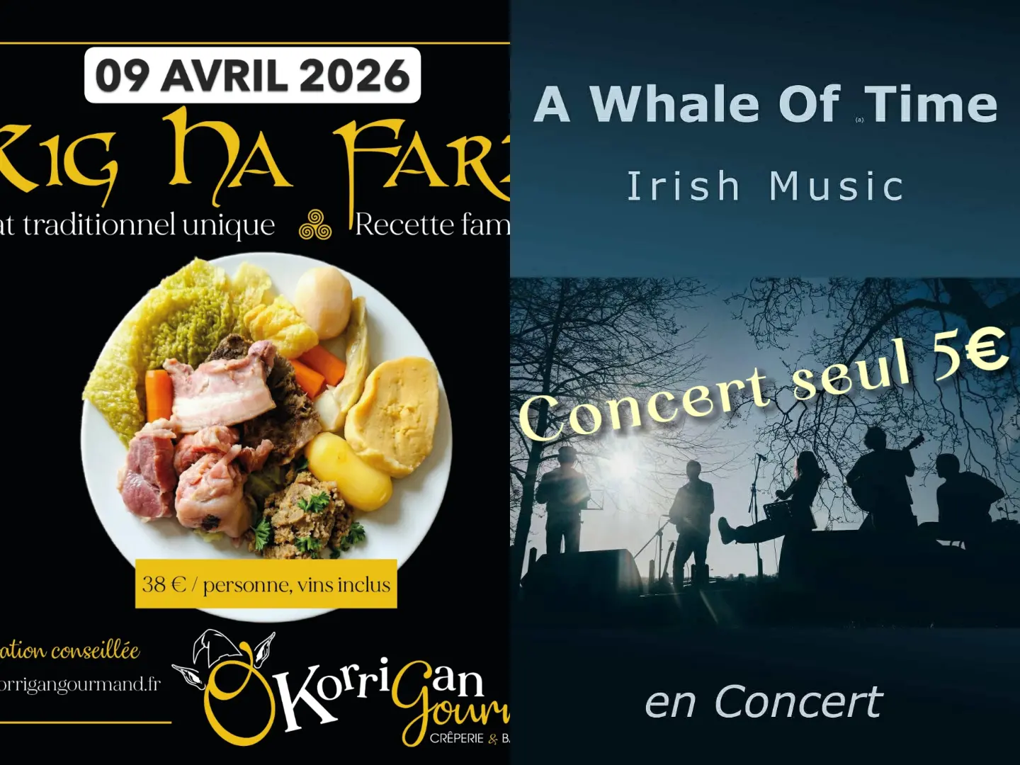 SOIREE KIG HA FARZ et CONCERT