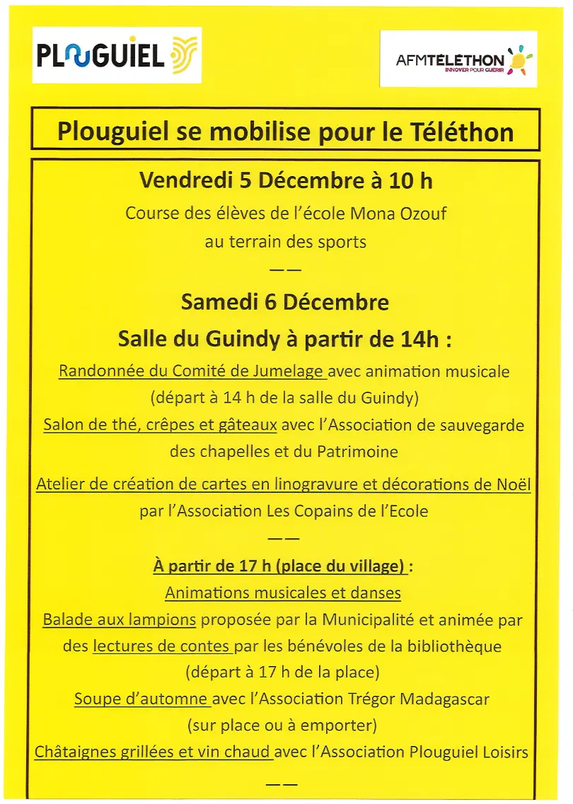 Téléthon Plouguiel
