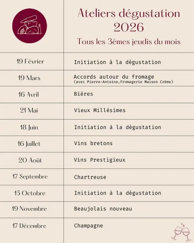 Ateliers dégustation