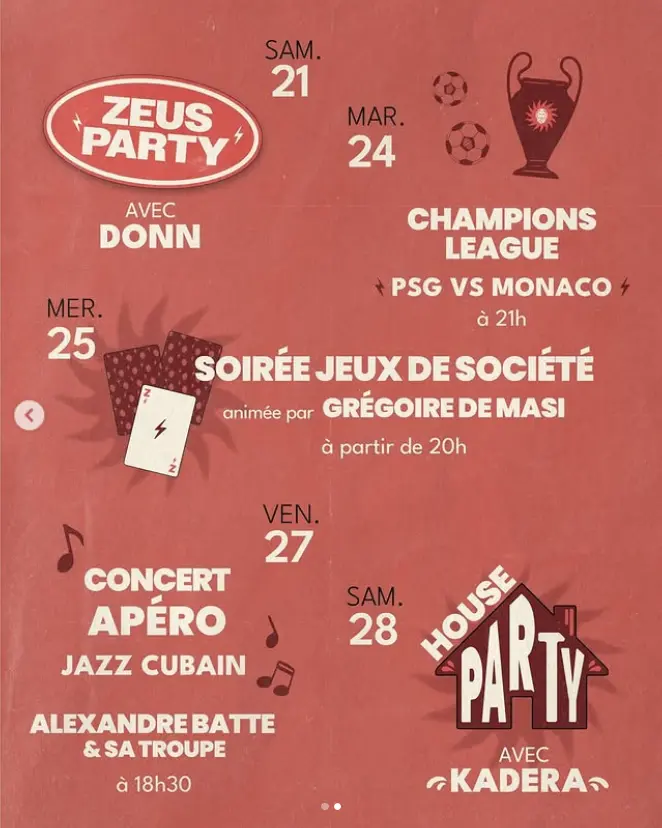 Programme de février