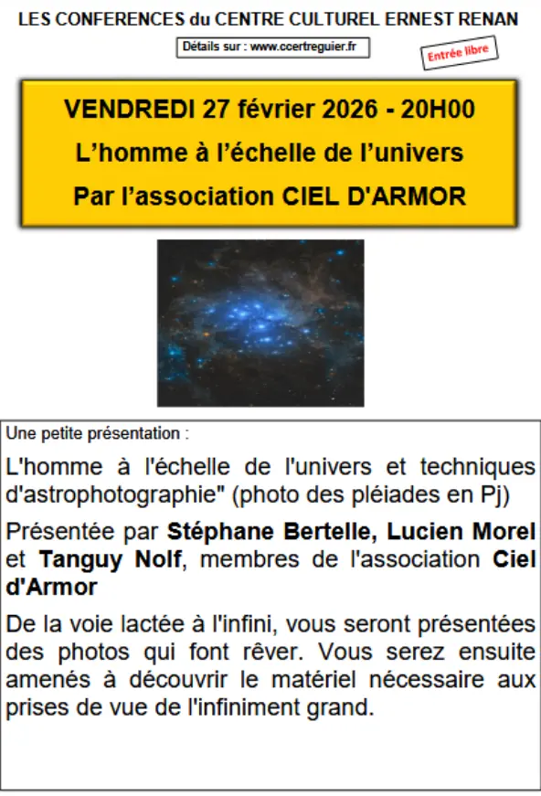 Conférence Ciel d'Armor