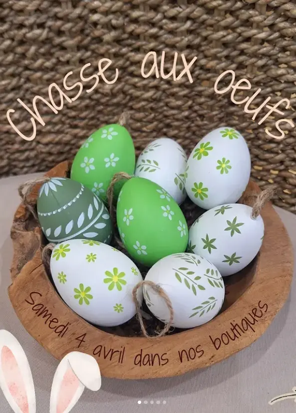 Pâques chasse aux oeufs