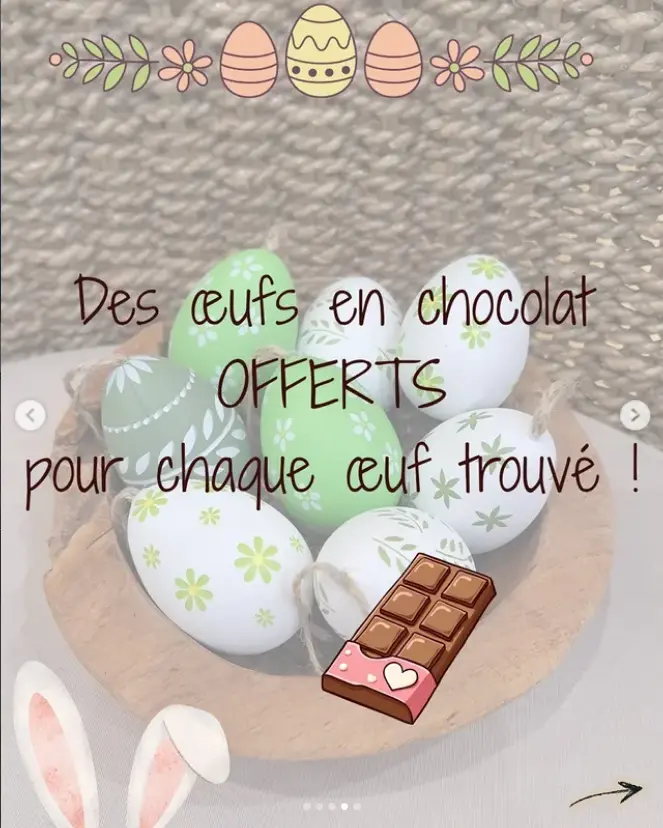 Pâques chasse aux oeufs