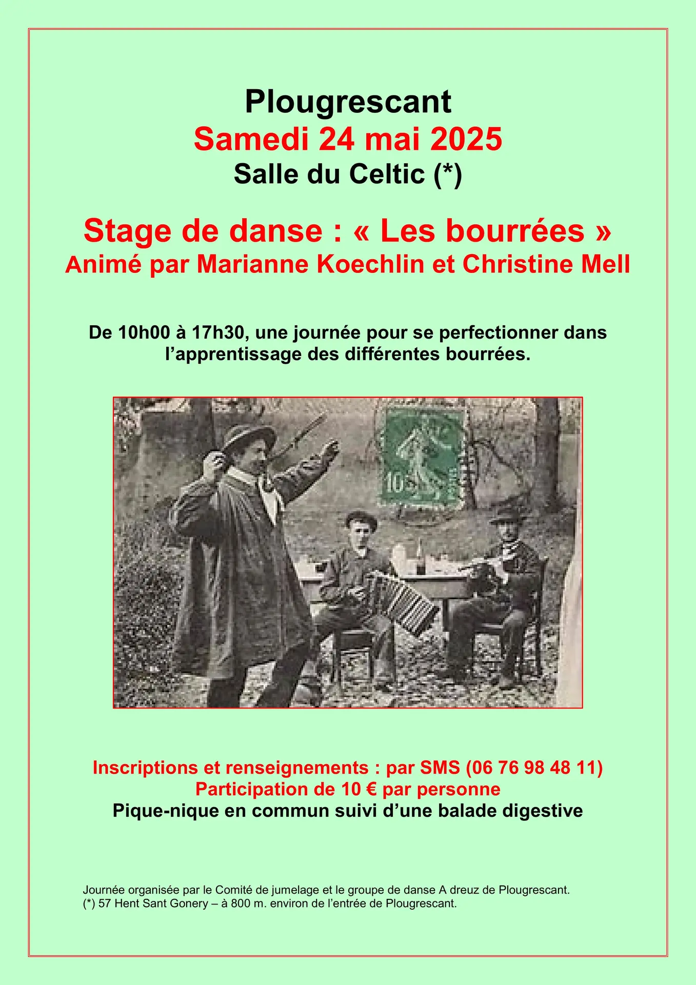 Stage bourrées