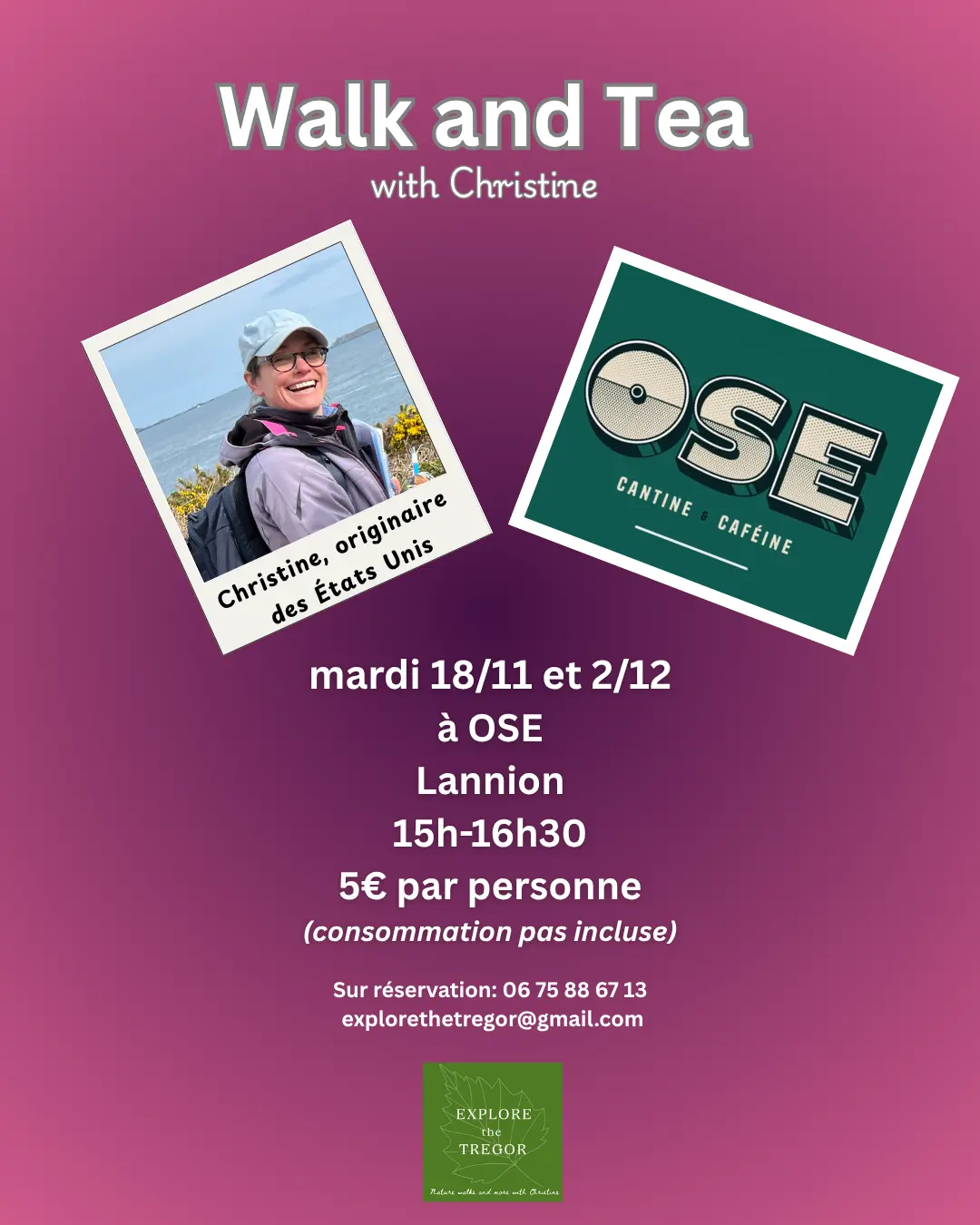 Walk and Tea with Christine