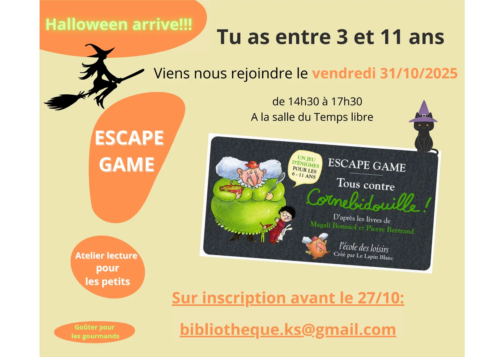 affiche escape game