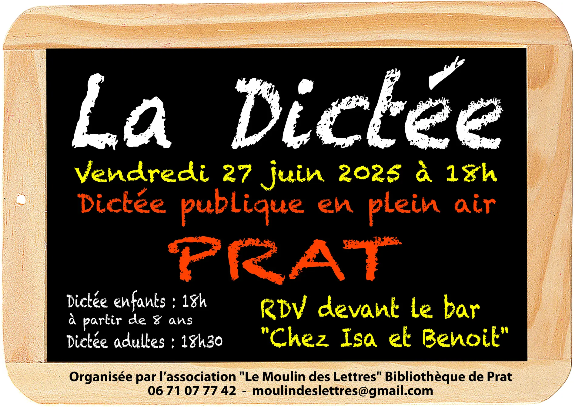 Dictée 27 juin