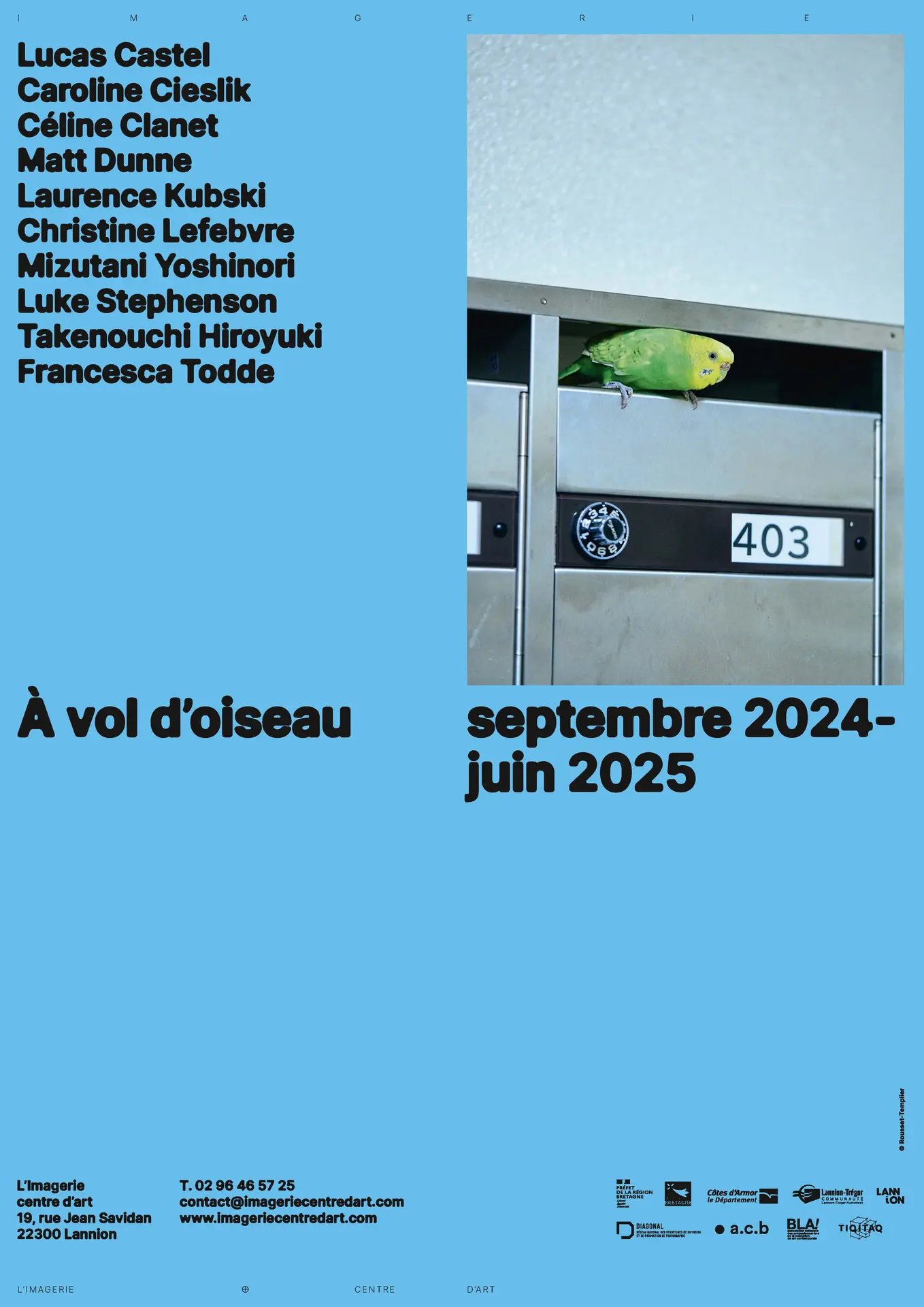 Affiche de l'exposition itinérante 'A vol d'oiseau'