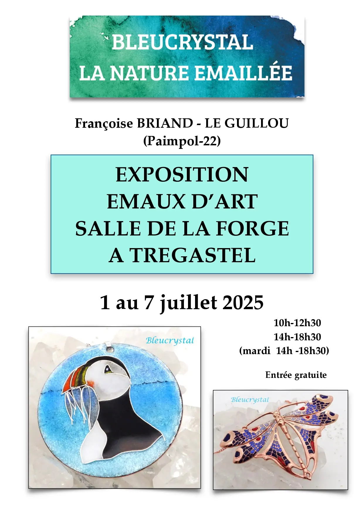 Affiche expo emaux