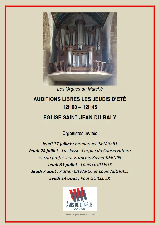 auditions orgue du marché