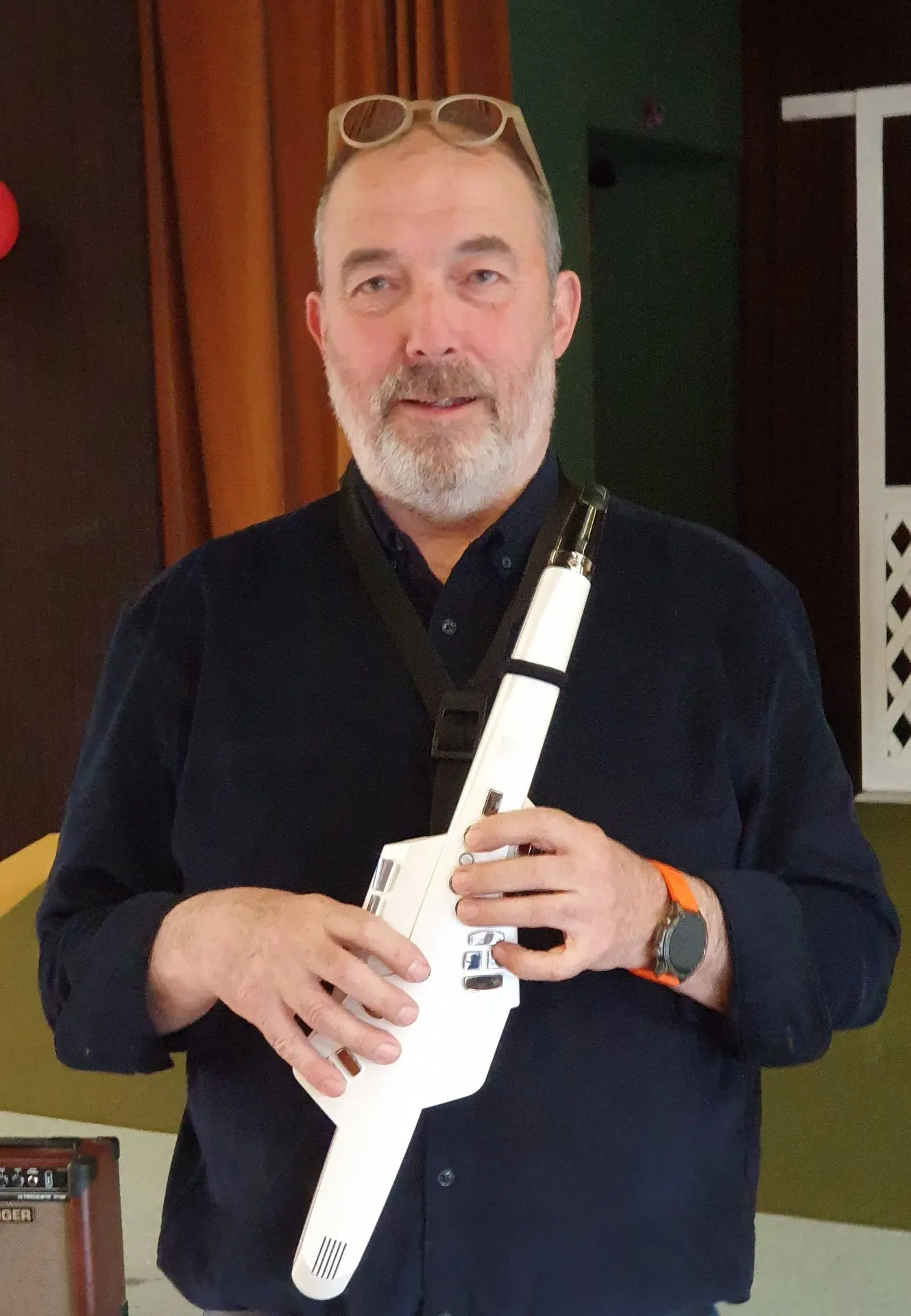 Nicolas Brass et son aérophone