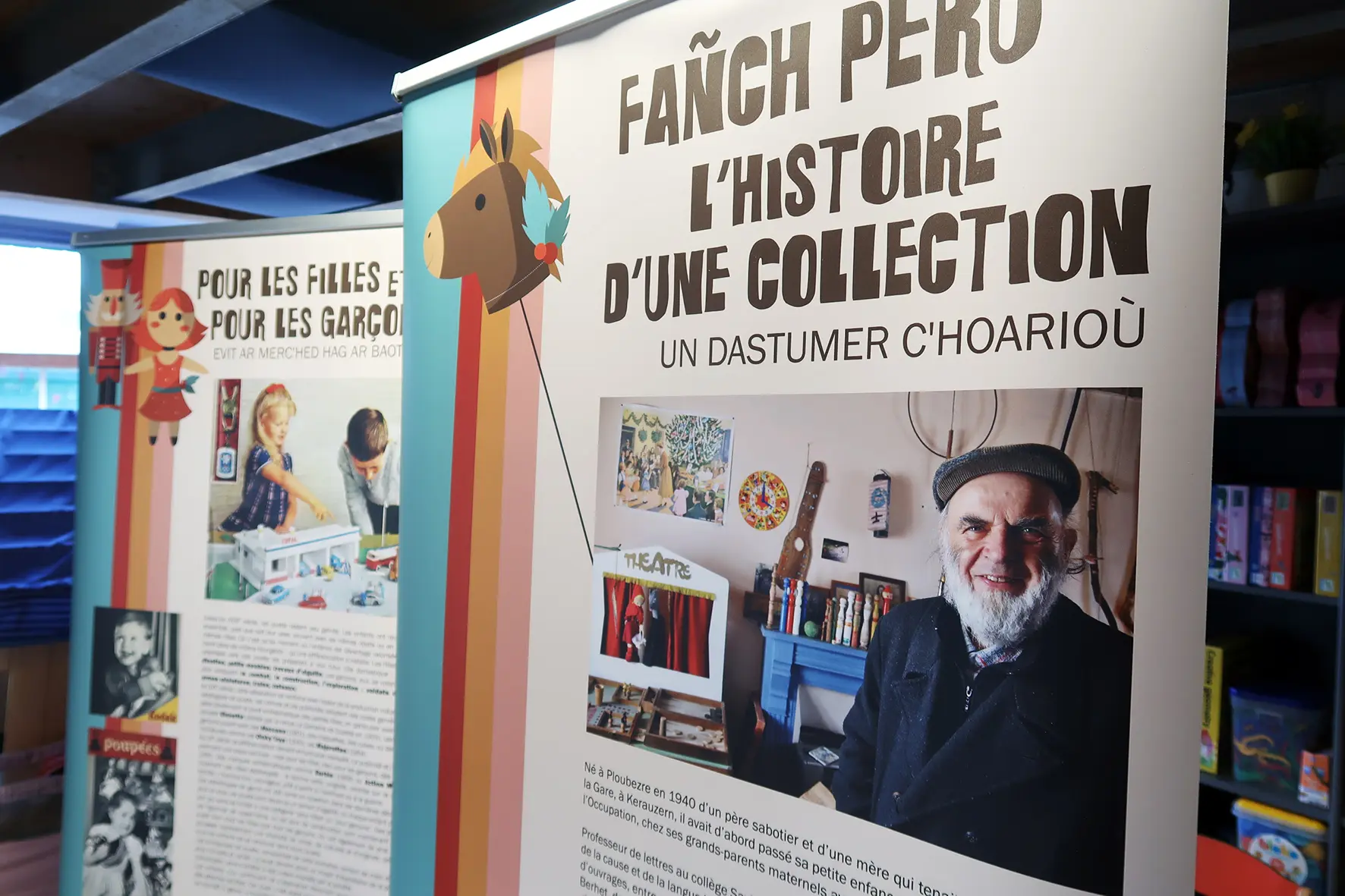 Exposition jeux et jouets anciens : la collection Fañch Péru