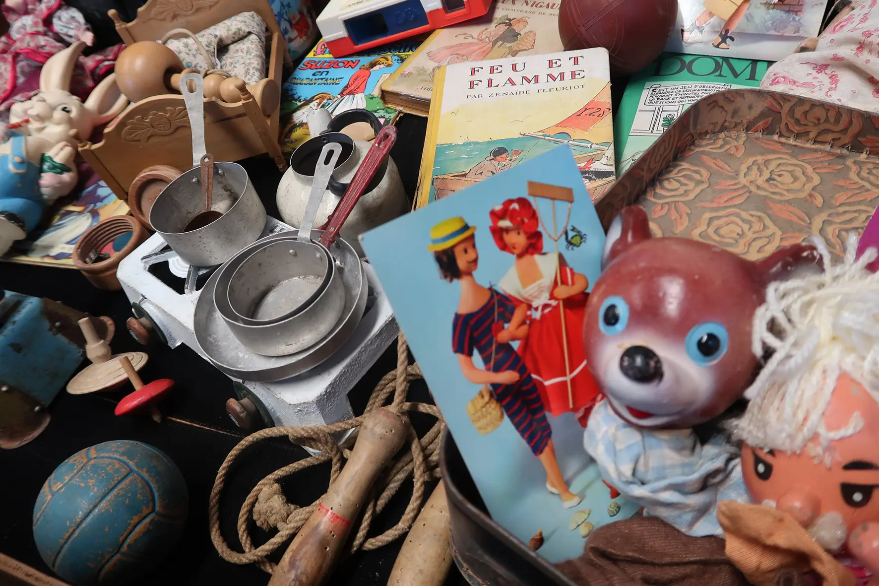 Exposition jeux et jouets anciens : la collection Fañch Péru