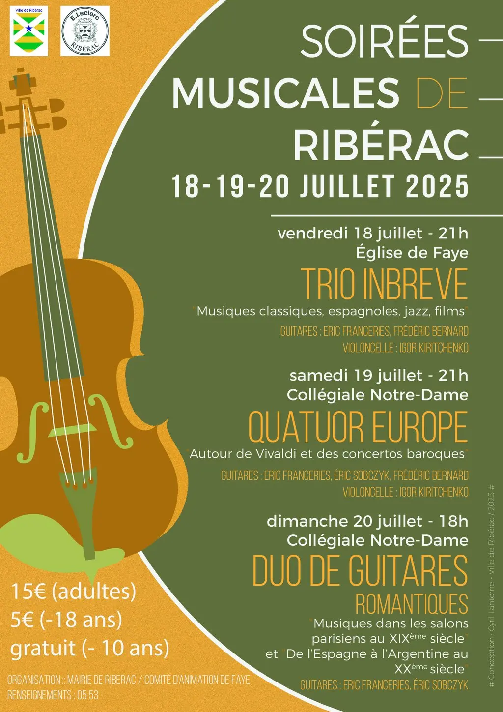 Les Soirées Musicales de Ribérac