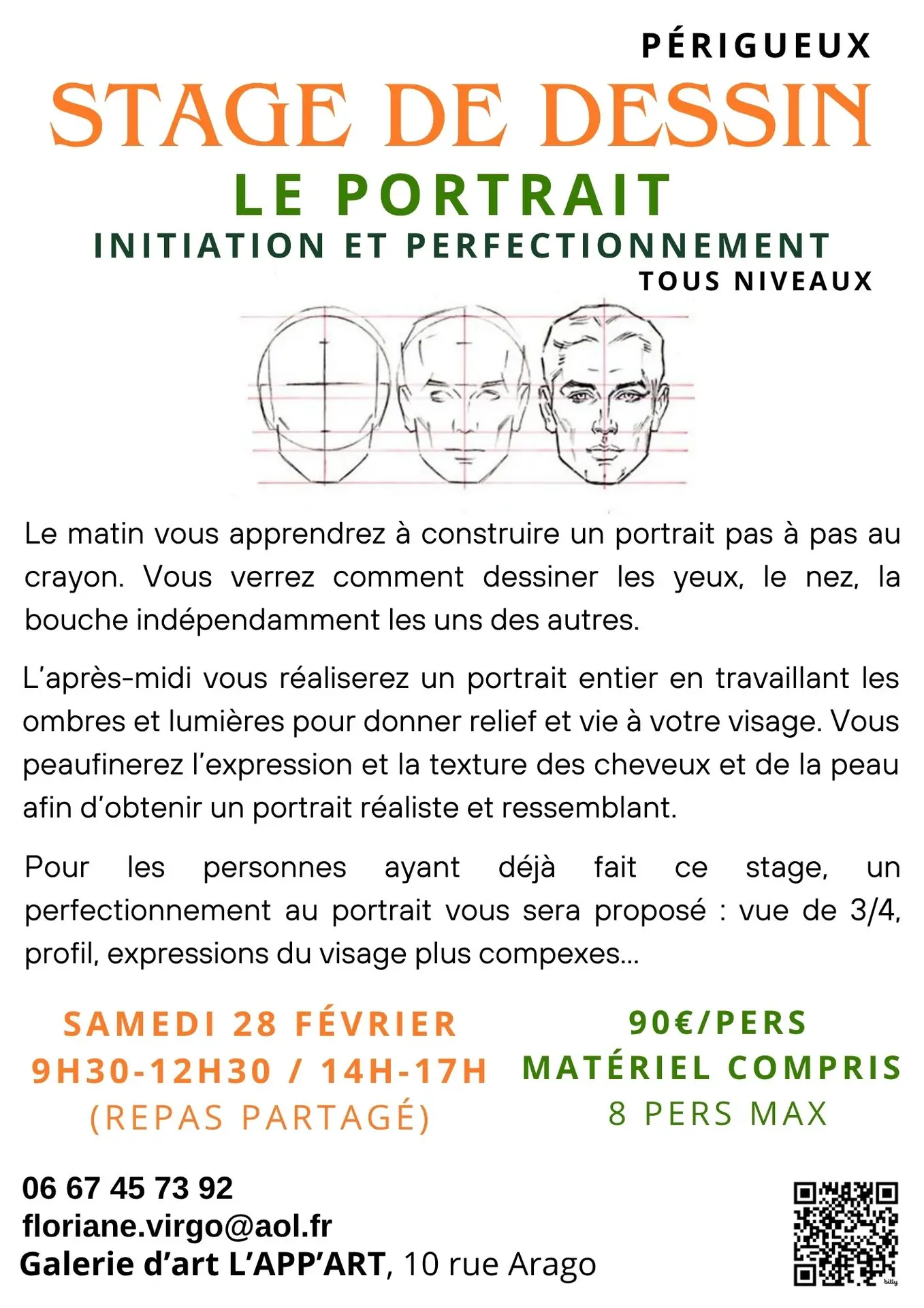 STAGES ET COURS DE DESSIN/PEINTURE - 58