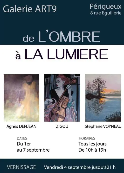 01.09.2026 Exposition d'art de l'ombre à la lumiere