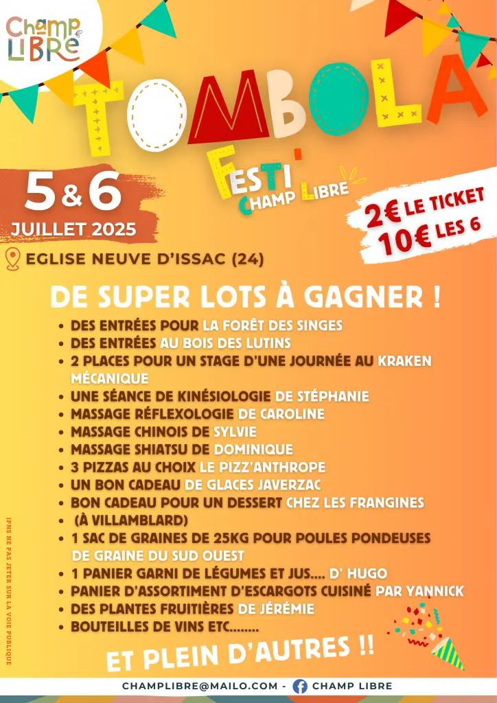 0506 festi champ eglise neuve issac tombola