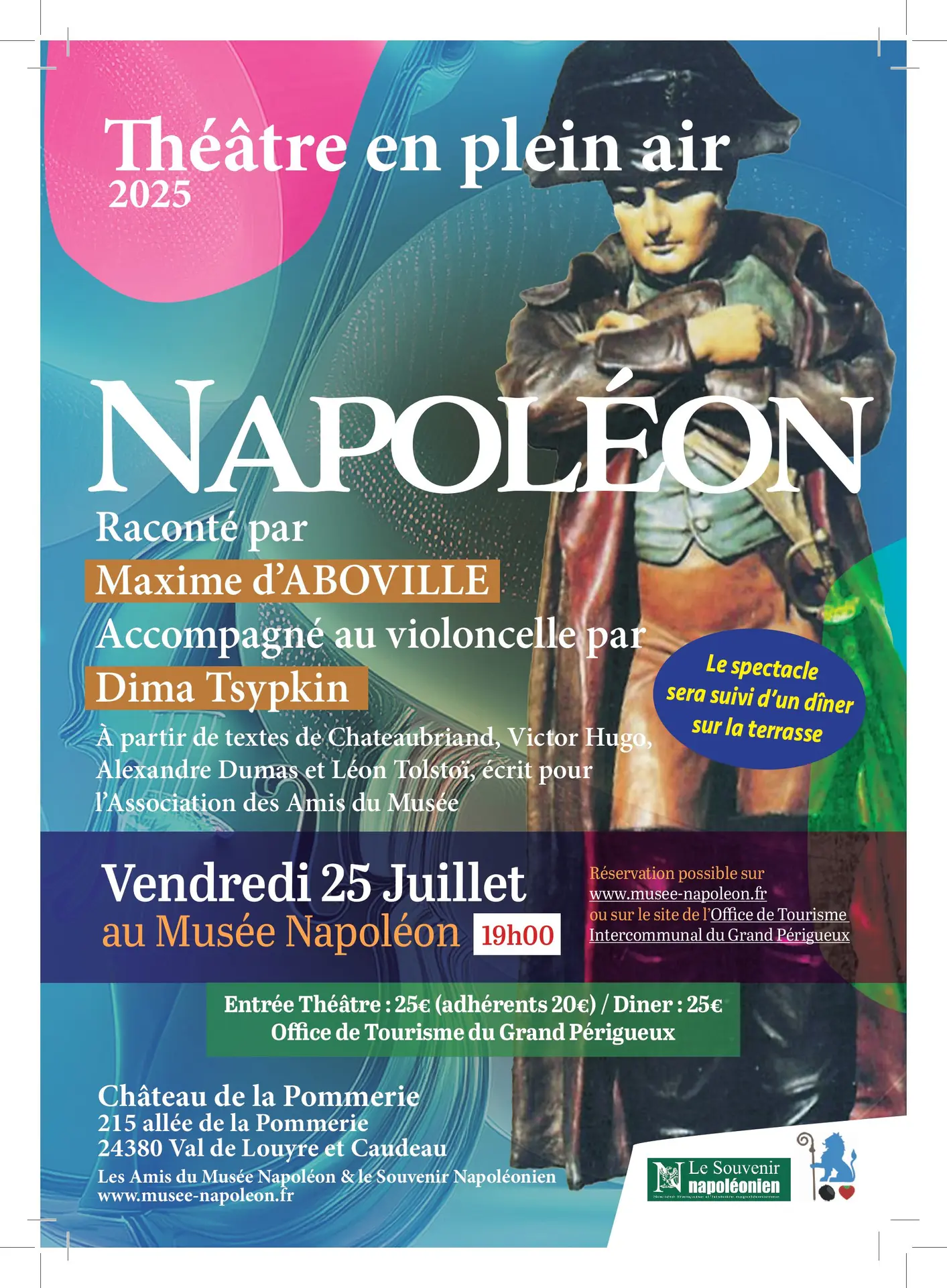 07 - Théâtre en plein air musée Napoléon flyer A5 recto - Cendrieux