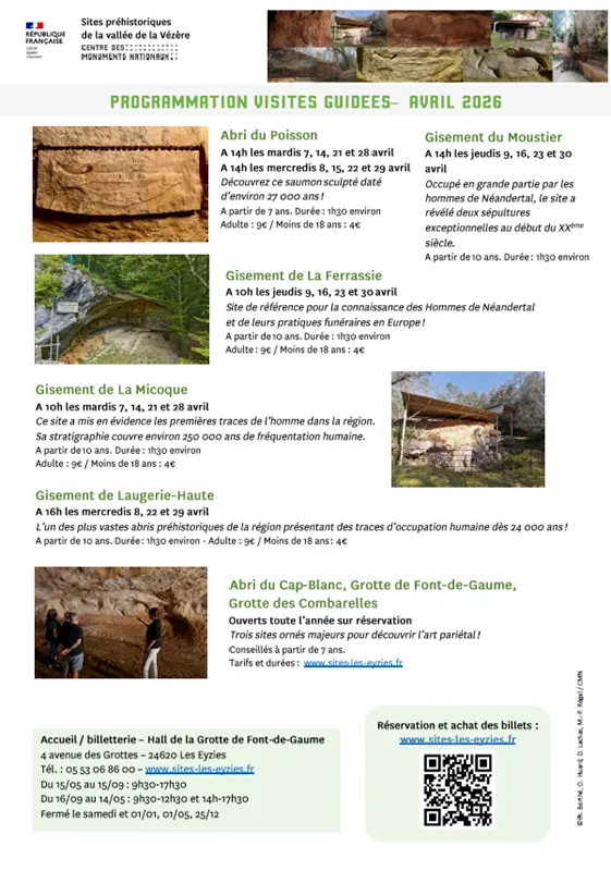 07042026_programme avril_sites prehistoriques_VV Les Eyzies