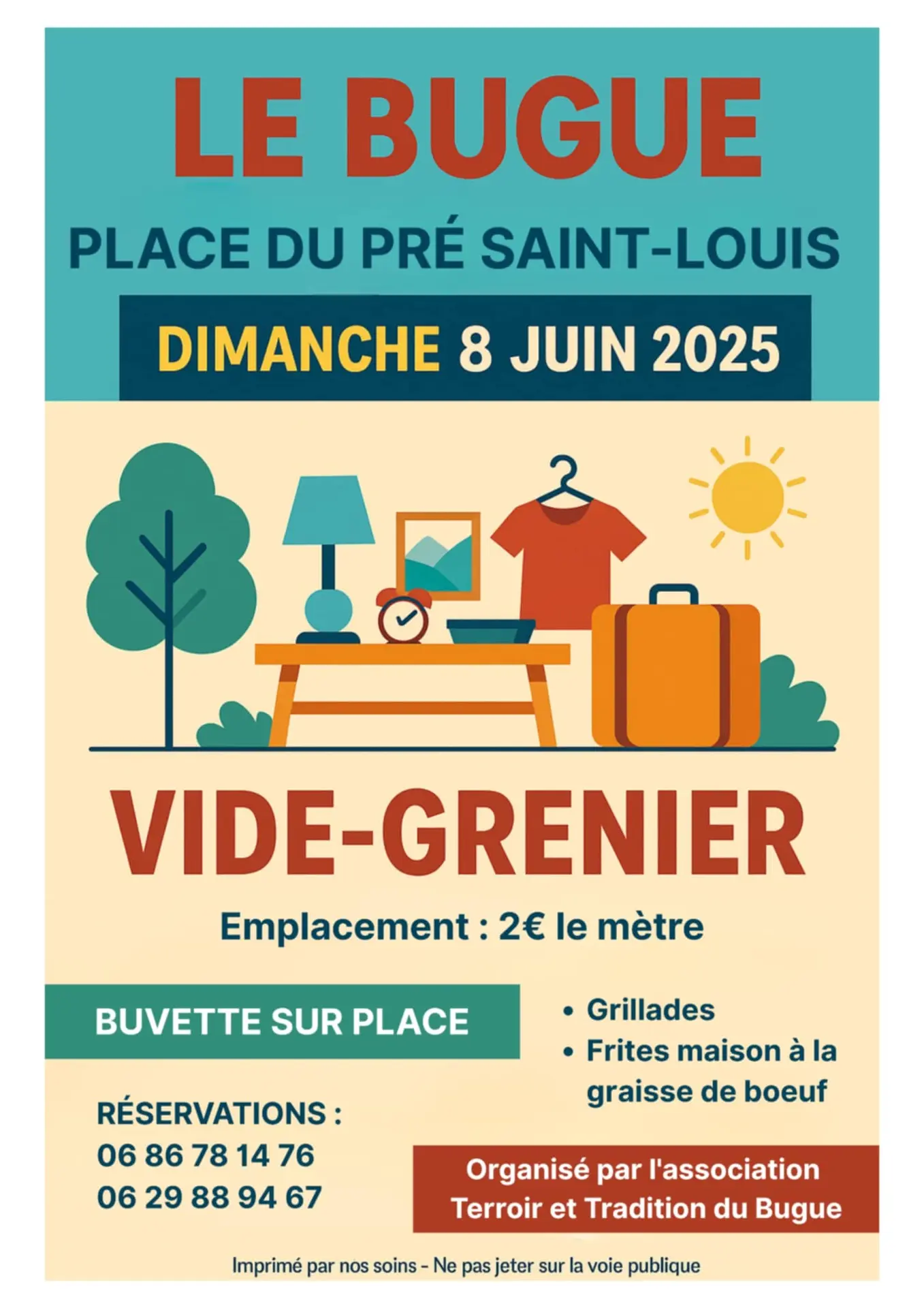 08062025 vide grenier le bugue