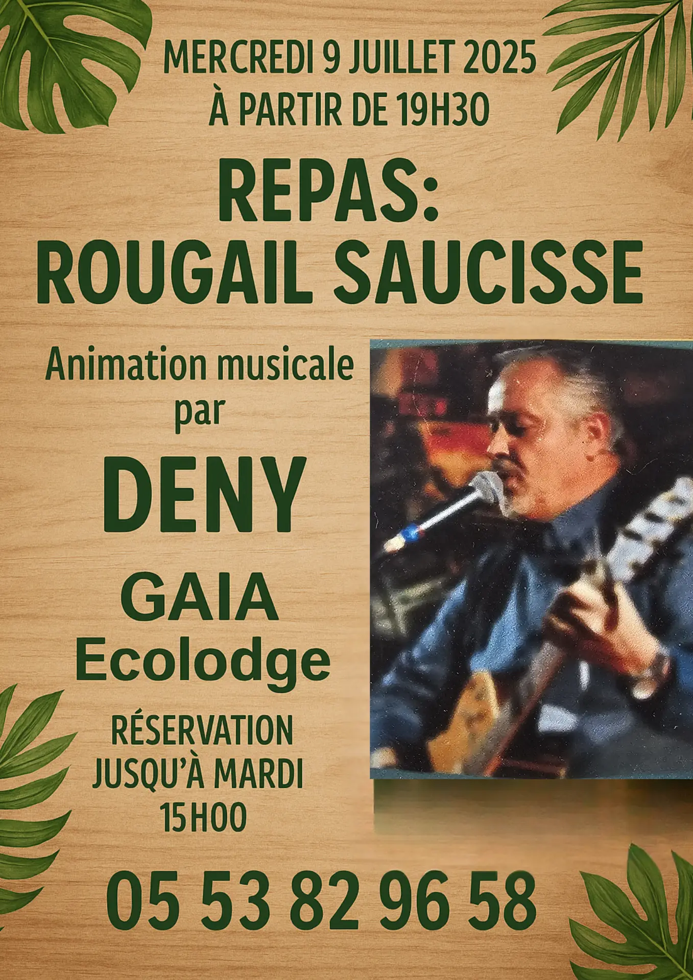 repas rougail saucisses