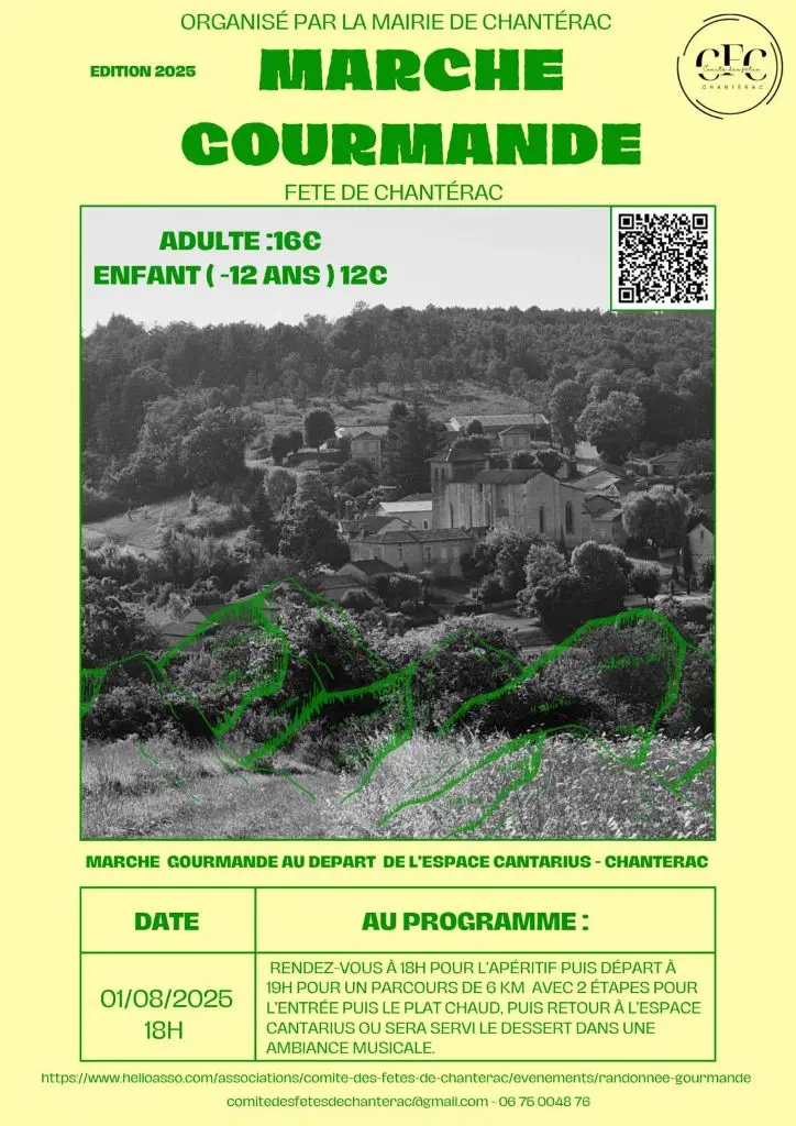 1 août-chanterac-marche-gourmande