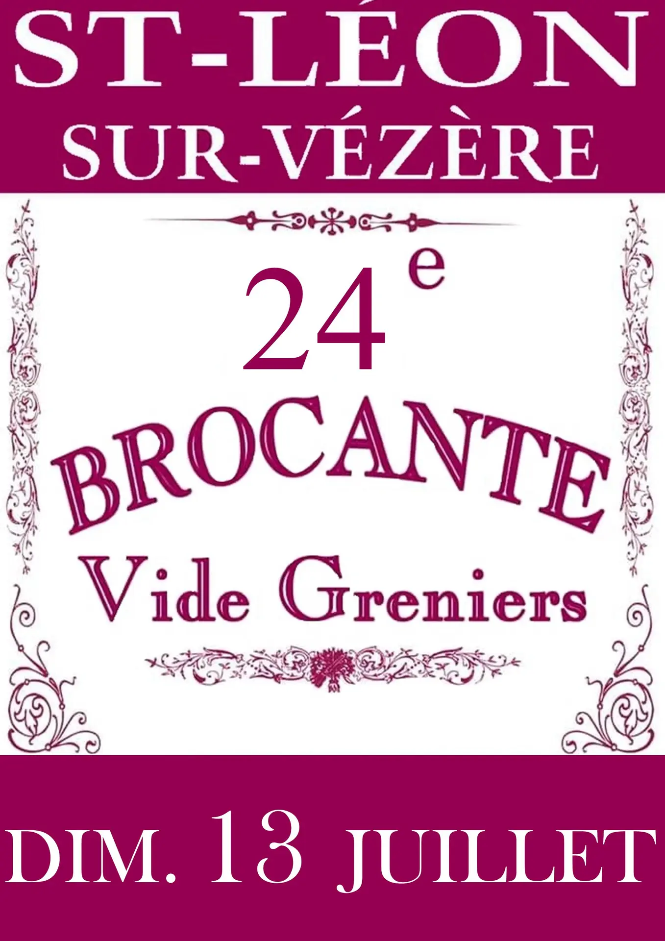 13072025_brocante_St Léon sur Vézère
