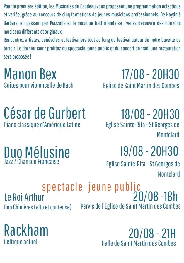 festival caudeau