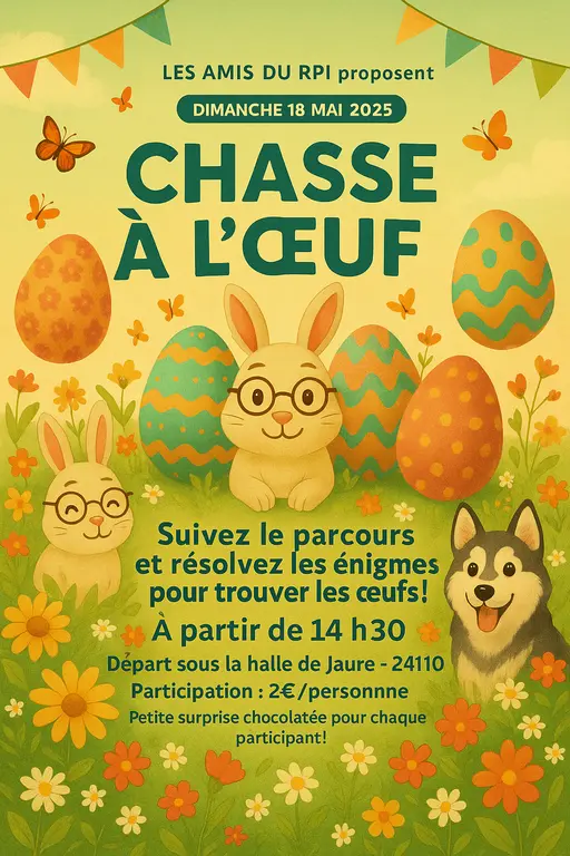 18 mai jaure chasse aux oeufs
