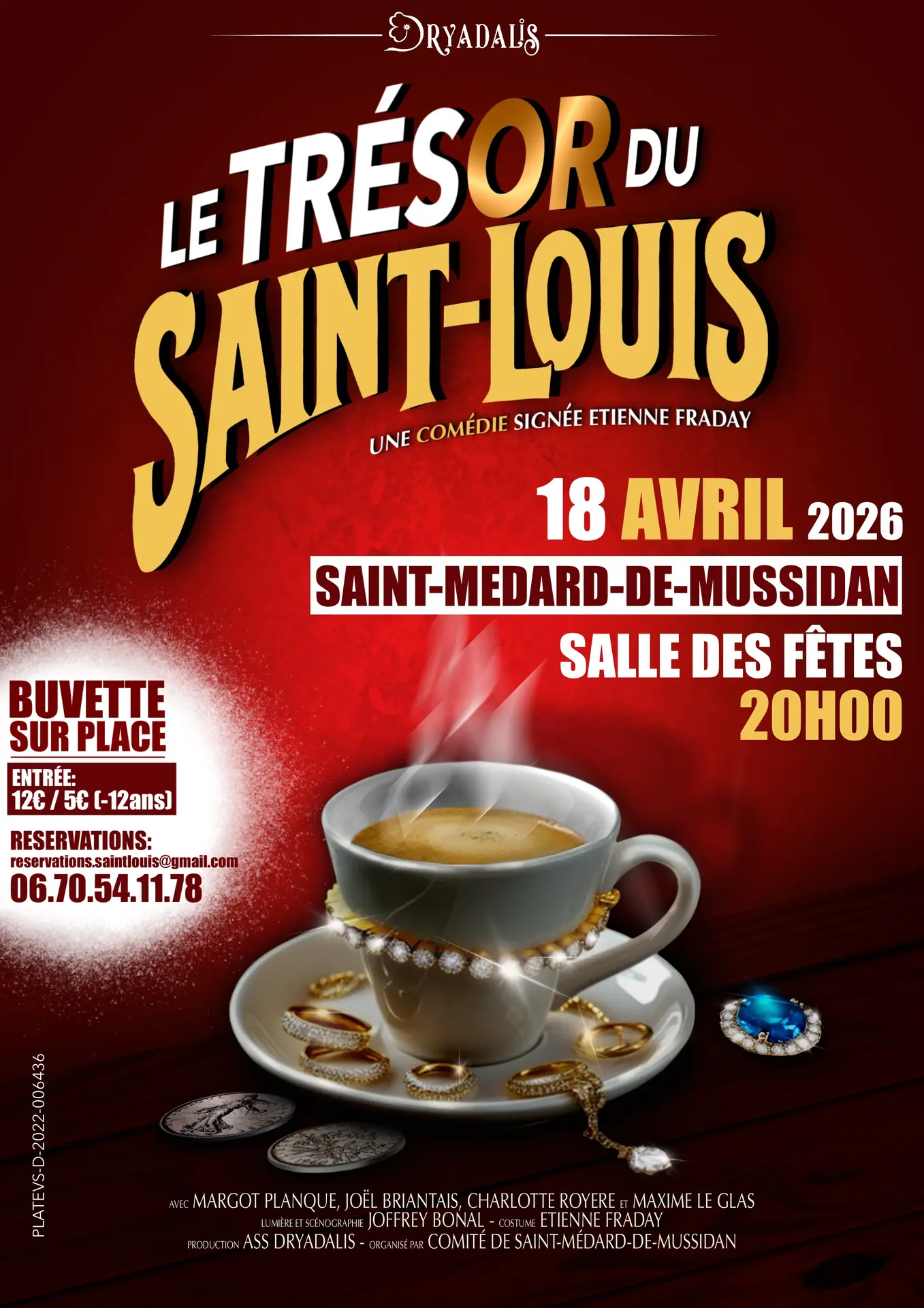 Affiche le Trésor du Saint Louis