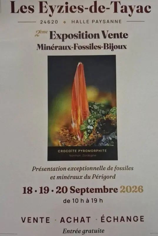 18092026_Exposition vente minéraux_Les Eyzies