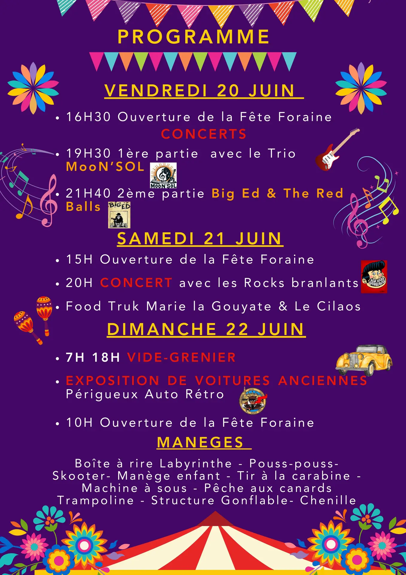 20 au 22 juin neuvic