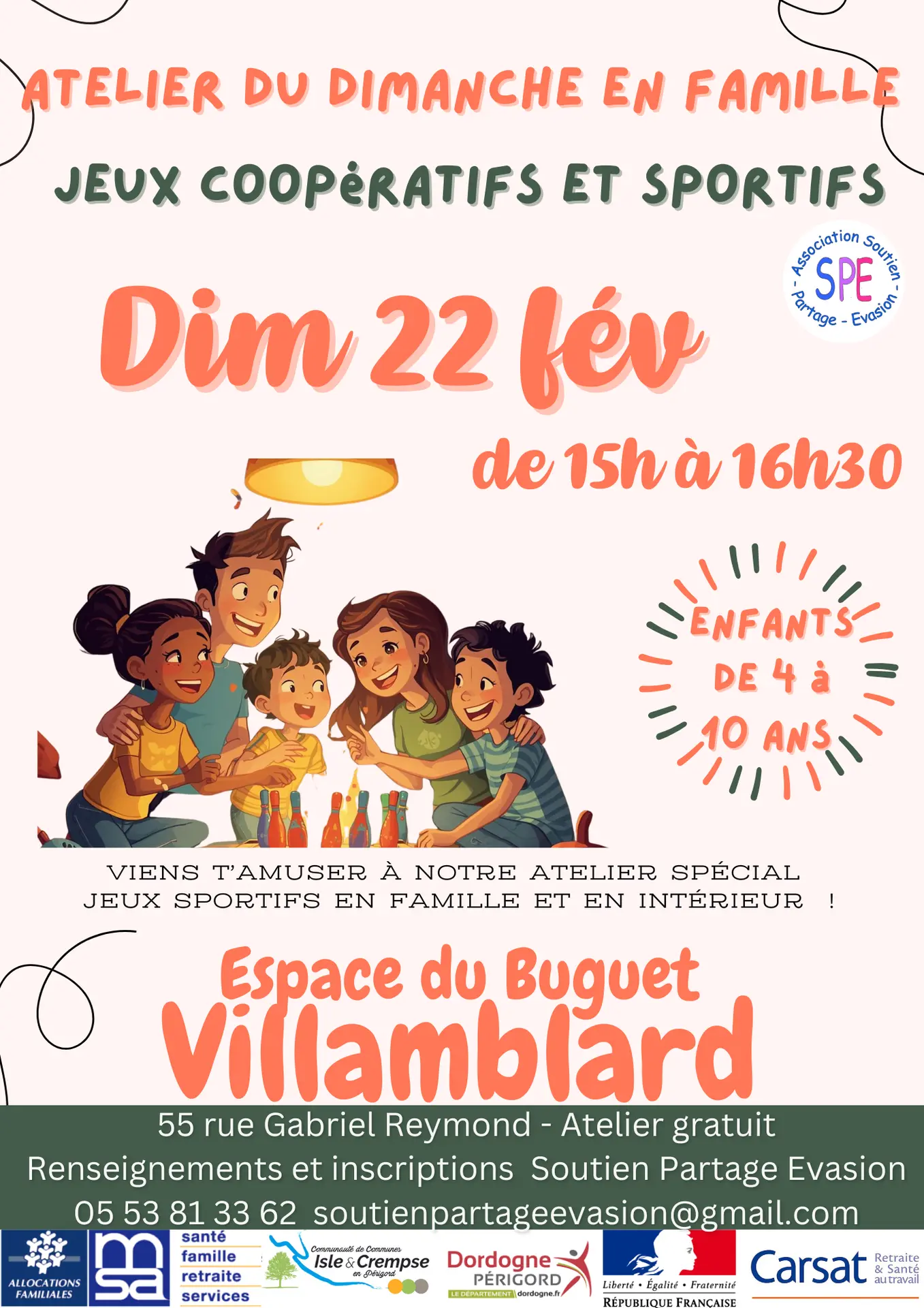 jeux coopératifs et sportifs