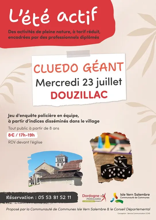 23 juillet_Douzillac_Cluedo Géant