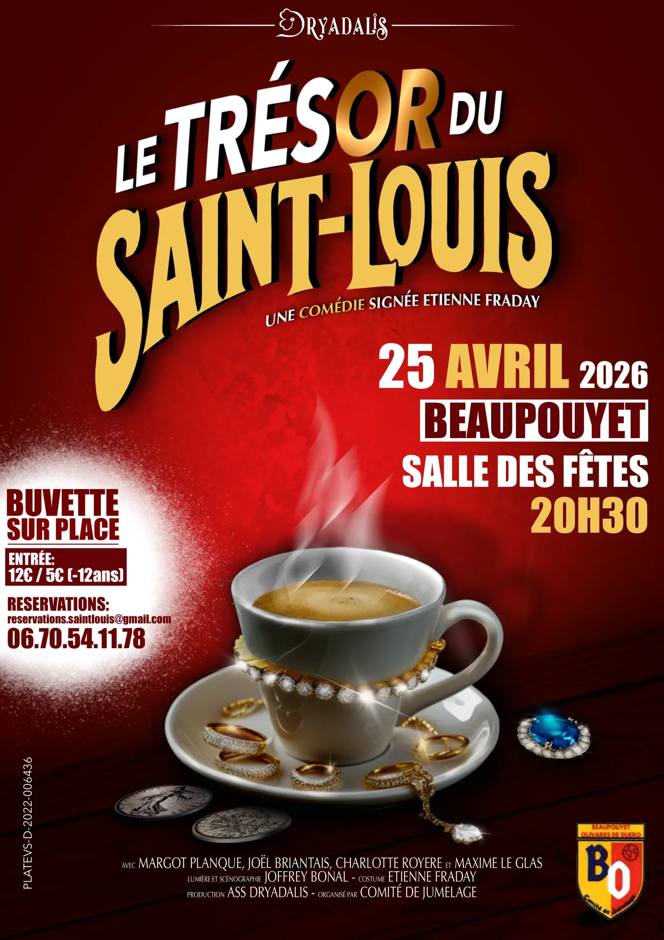 Affiche le Trésor du Saint Louis