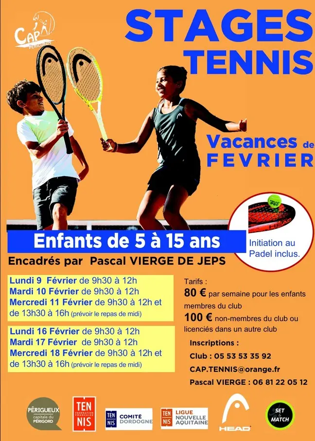 260218 Stage tennis vacances février
