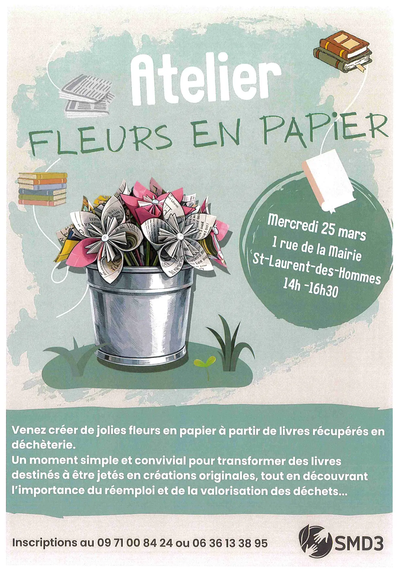 2503 atelier fleur en papier